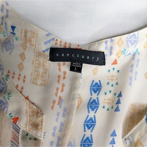 Sanctuary Sleeveless Button Front Blouse - Picture 5 of 8